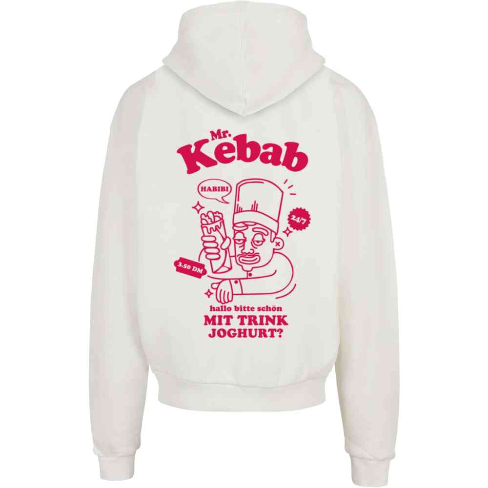 Merchcode - MR KEBAB Ultra Heavy Sweat à capuche - Blanc